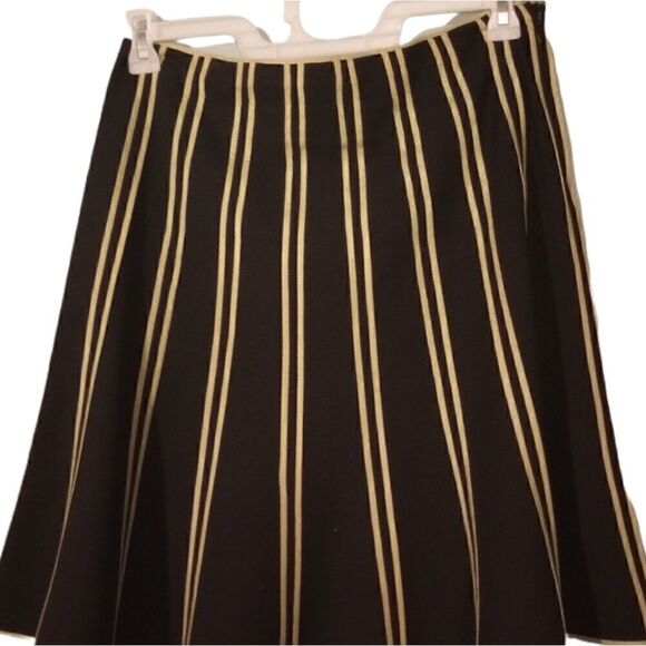 I.N.C ribbon striped A line skirt - Picture 2 of 5